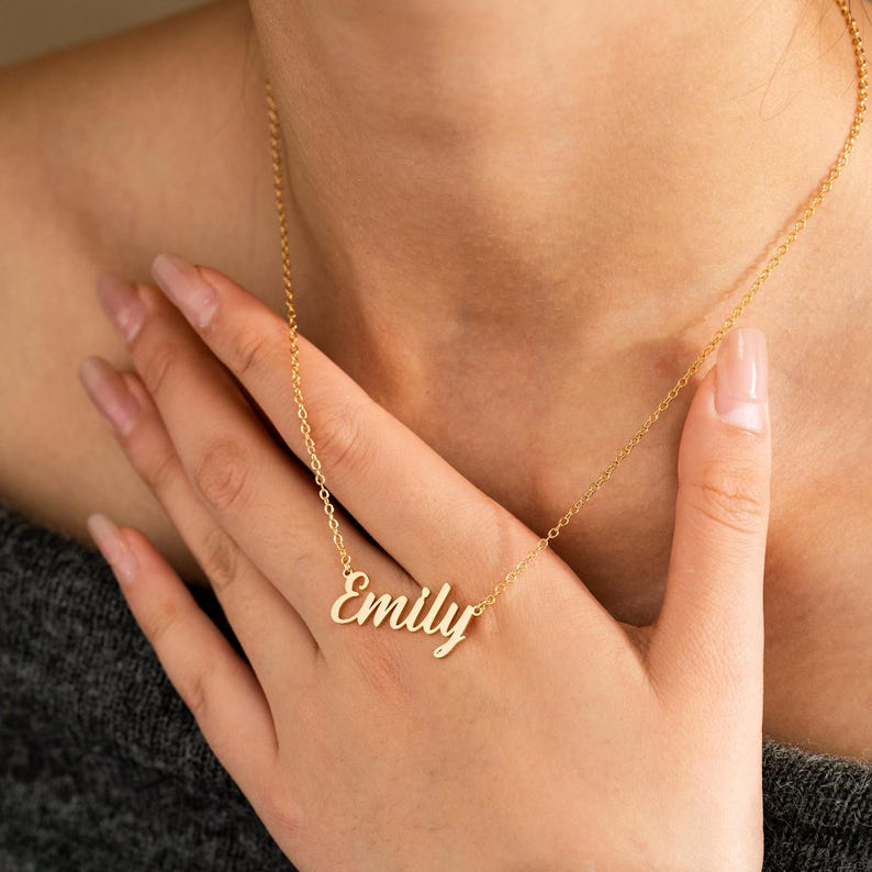 Colar Personalizado com Nome - Banho de Ouro 18k